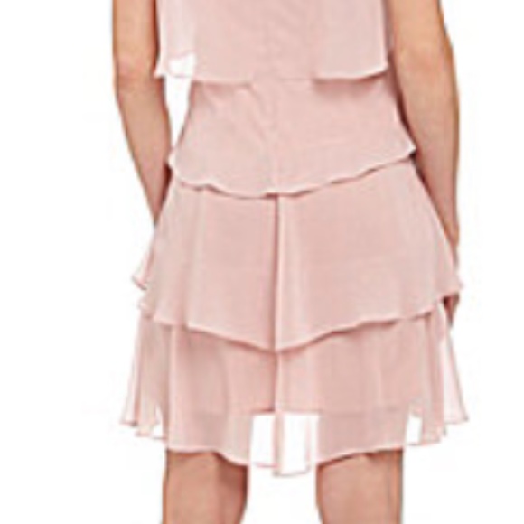 S.L. Fashions Gray Tulip Tiered Dress - Picture 11 of 13